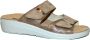 Rohde 5732 Volwassenen Dames slippers Kleur Wit beige - Thumbnail 7