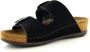 Rohde 5856 90 Dames slipper Zwart nubuck - Thumbnail 2