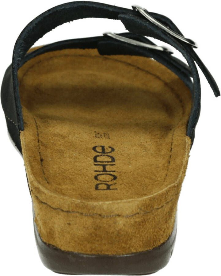 Rohde 5856 Dames slippers Zwart