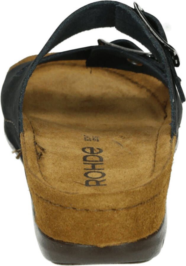 Rohde 5856 Dames slippers Zwart