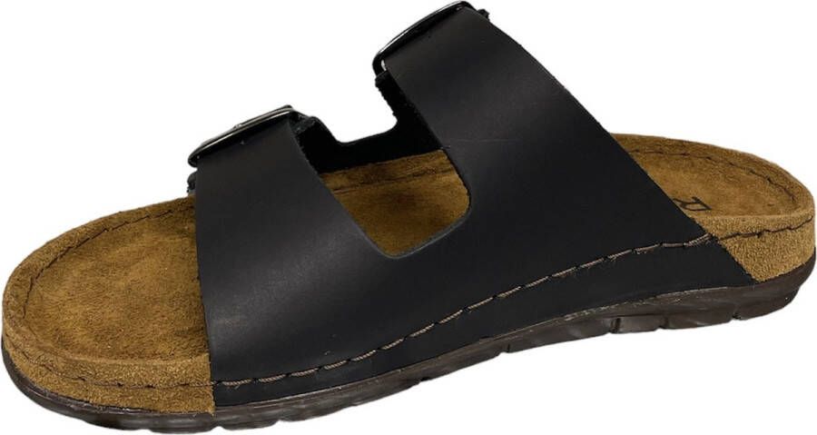 Rohde 5865 90 Rodigo Black-slippers-slippers -lederen slippers