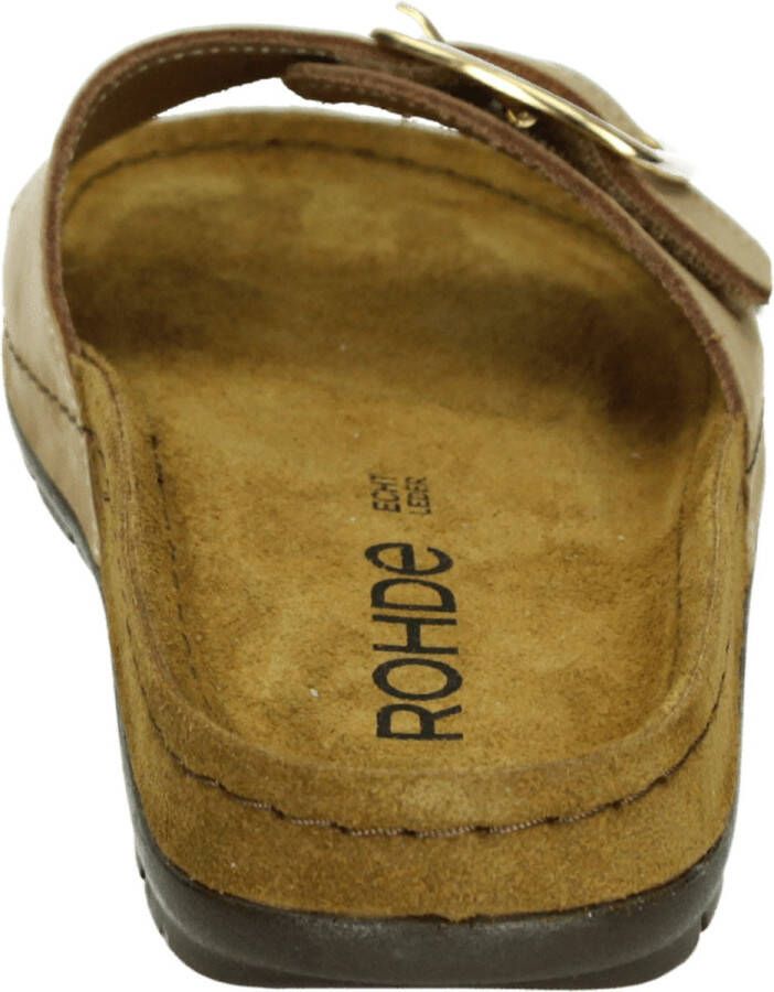 Rohde 5875 Volwassenen Dames slippers Taupe
