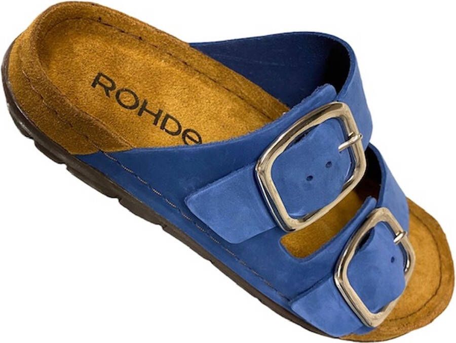 Rohde 5879 Volwassenen Dames slippers Blauw