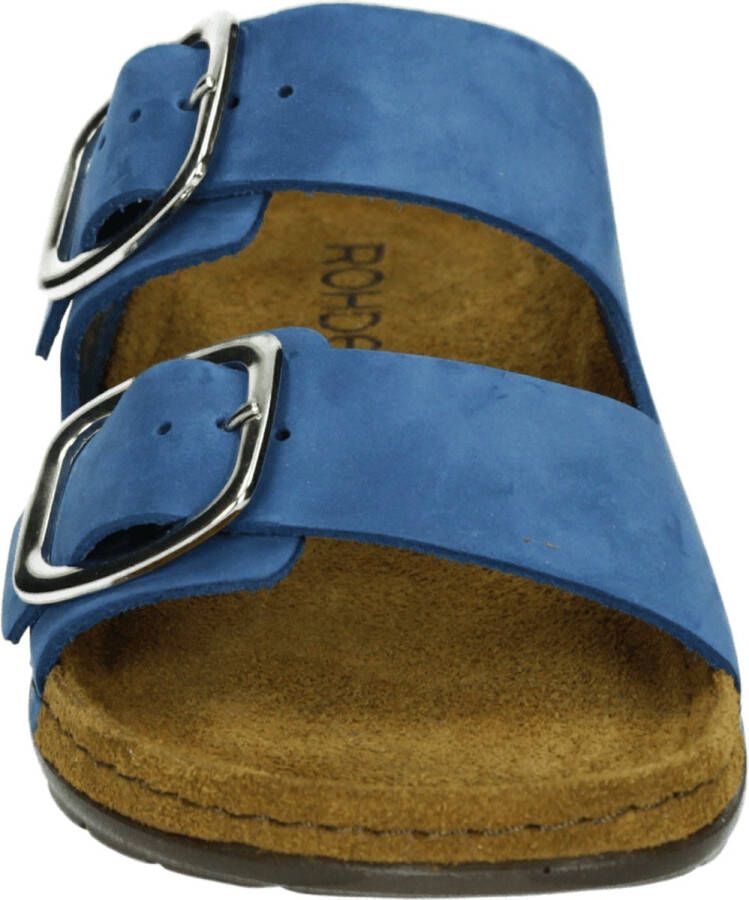 Rohde 5879 Volwassenen Dames slippers Blauw