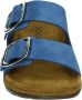 Rohde 5879 54 Petrol-lederen slippers- slippers - Thumbnail 9