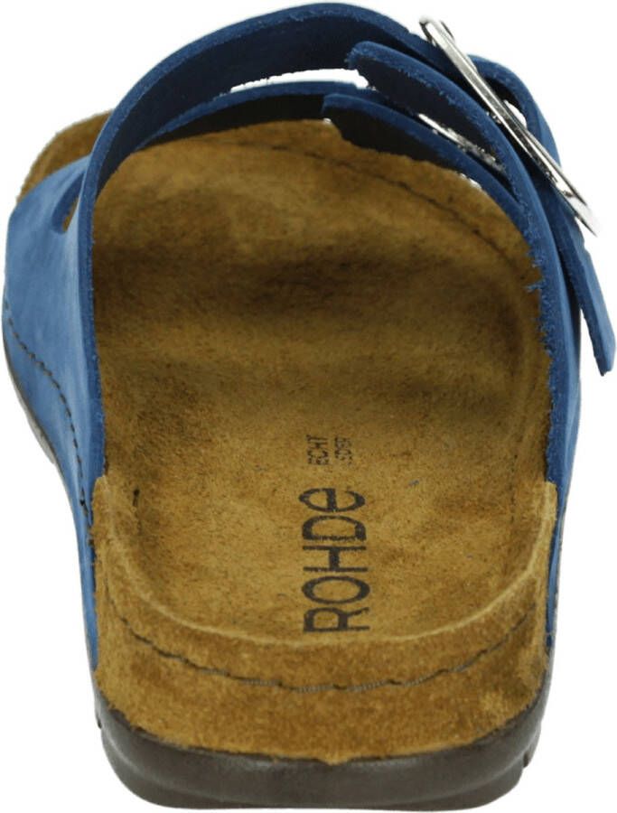 Rohde 5879 Volwassenen Dames slippers Blauw