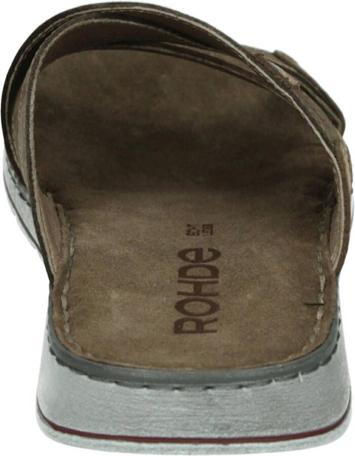 Rohde 5982 Volwassenen Heren slippers Bruin