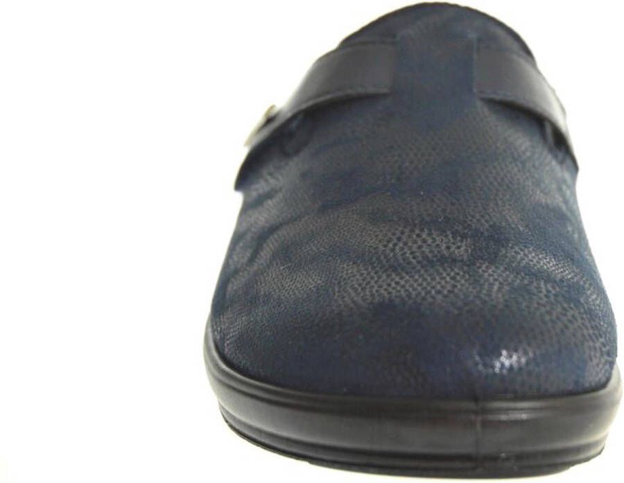 Rohde 6165 Dames Sloffen Blauw