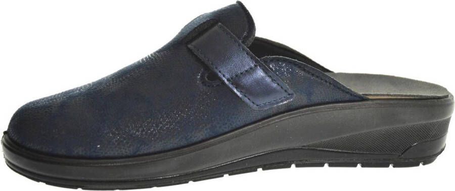 Rohde 6165 Dames Sloffen Blauw