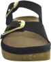 Rohde 6222 90 Dames Slippers Zwart - Thumbnail 4