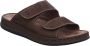 Rohde 6241 Volwassenen Heren slippers Bruin - Thumbnail 6