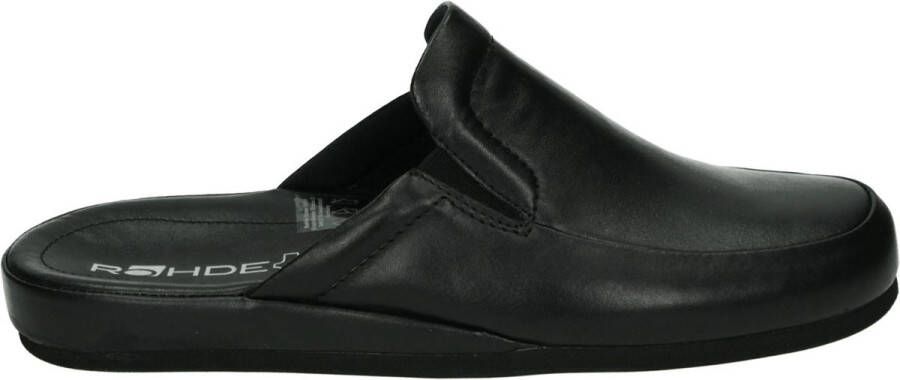 Rohde 6607~~~~~~~~~~~~~~~~~~~~~~~~~~ Heren pantoffels Zwart