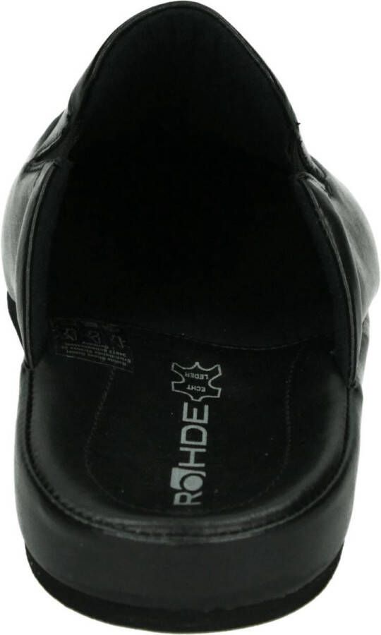 Rohde 6607~~~~~~~~~~~~~~~~~~~~~~~~~~ Heren pantoffels Zwart