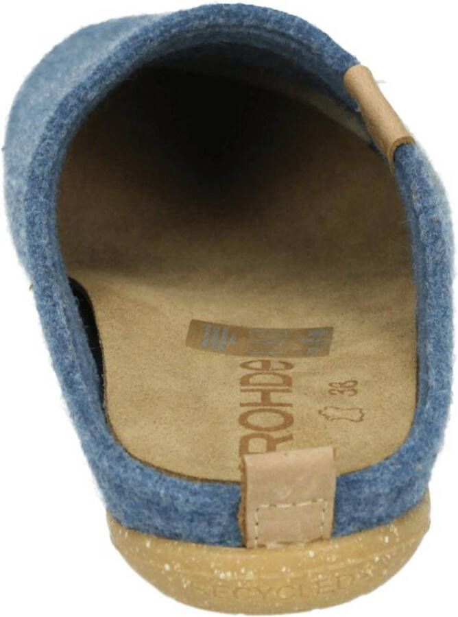 Rohde 6860 Volwassenen Dames pantoffels Blauw