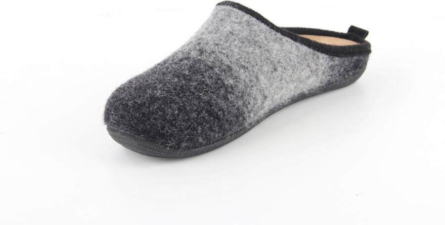 Rohde 6862-90 dames pantoffel (open hiel) zwart