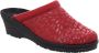 Rohde Dames Pantoffel Muil 2456-48 Rood - Thumbnail 2