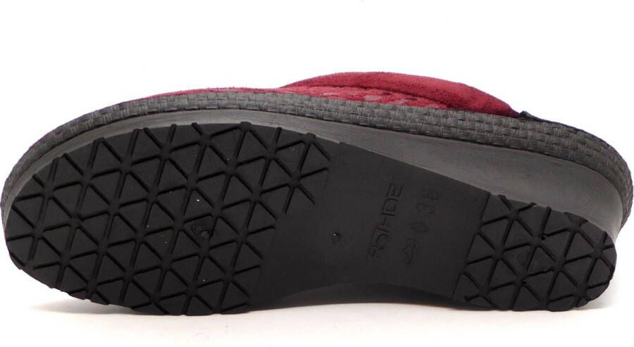 Rohde Dames Pantoffel Muil 2456-48 Rood