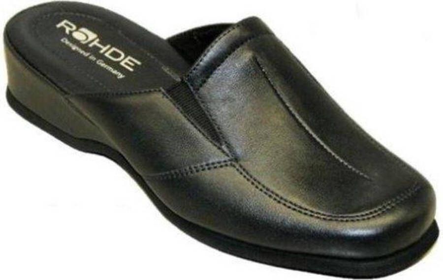 Rohde Dames Pantoffel Muil 6142-90 Zwart (40)