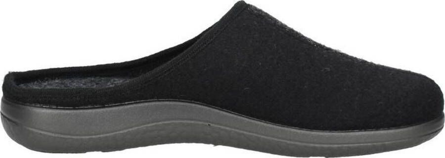 Rohde dames pantoffel muil 6550 Antraciet zwart