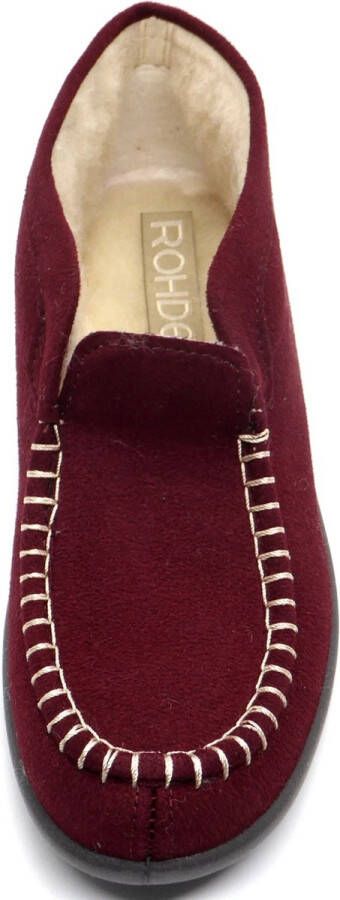 Rohde Dames Pantoffel Slopper 2236-41 Bordeaux