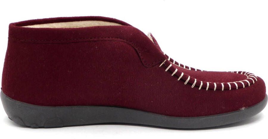 Rohde Dames Pantoffel Slopper 2236-41 Bordeaux