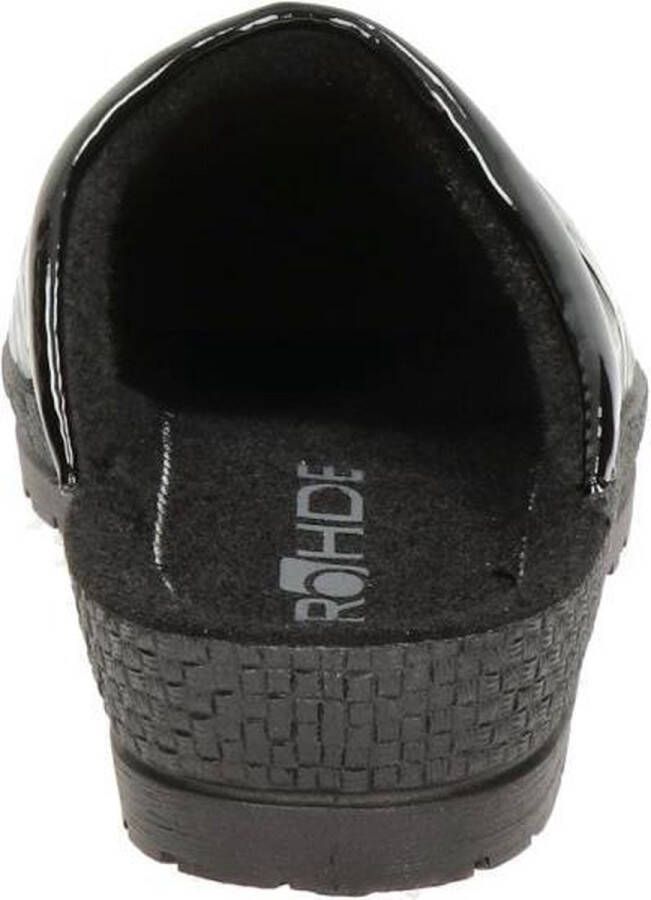 Rohde Pantoffels zwart Synthetisch Dames - Foto 6