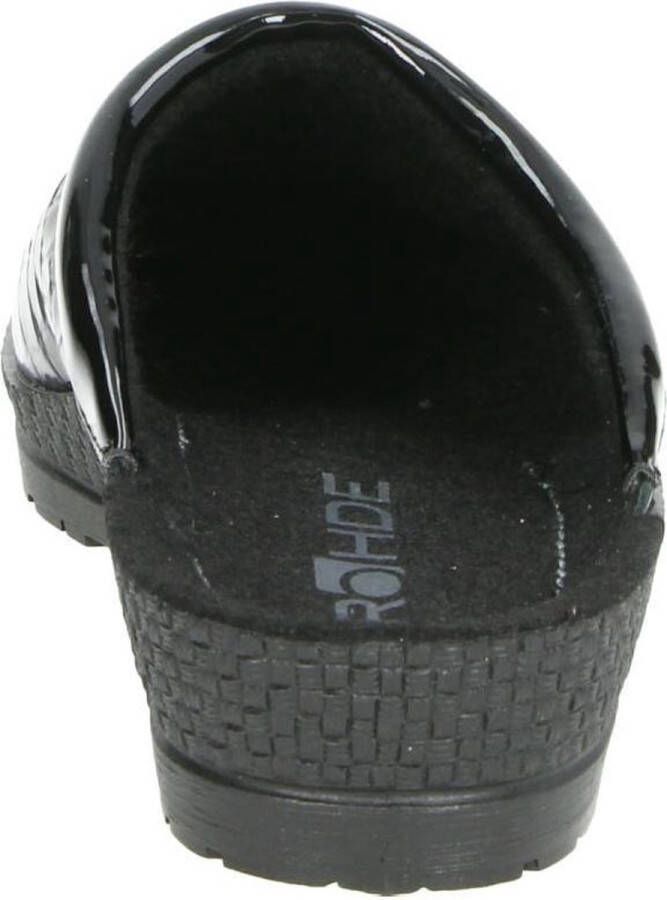 Rohde dames pantoffel Zwart