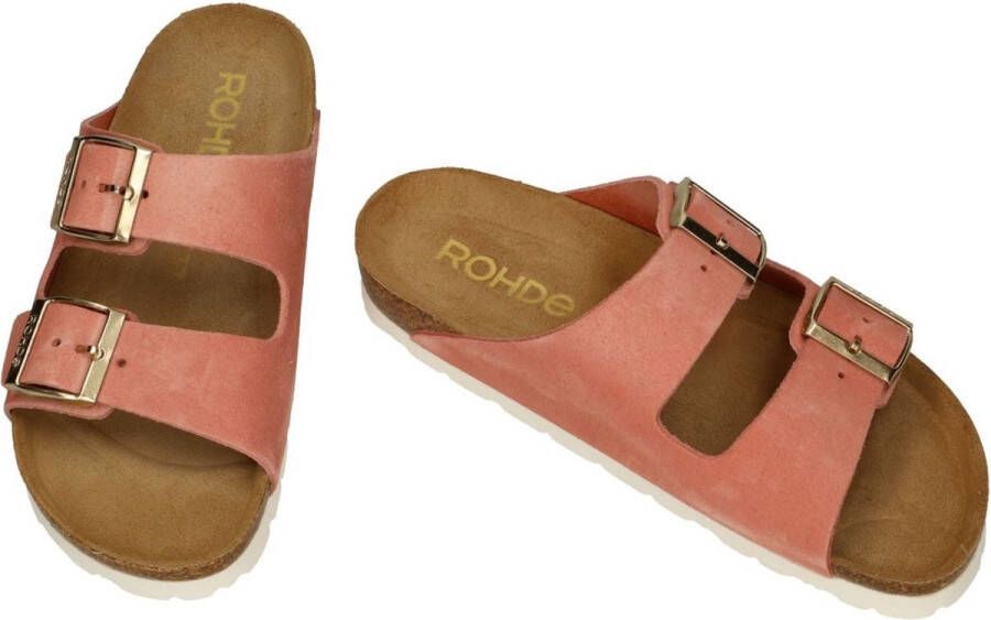 Rohde -Dames roze slippers & muiltjes