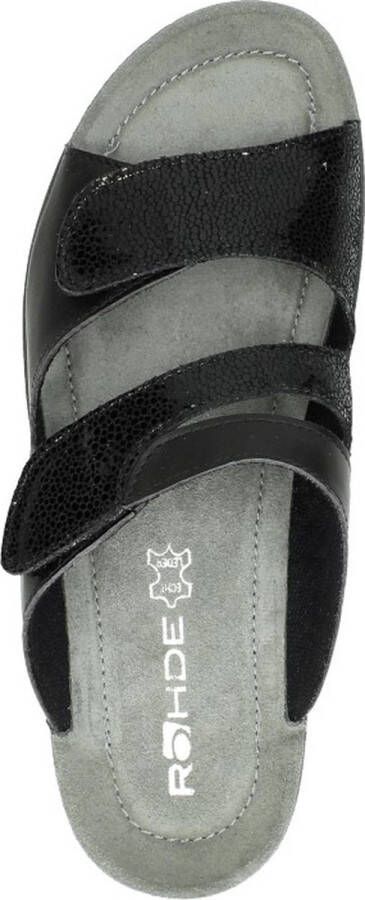 Rohde Dames slipper 1408-90 Zwart