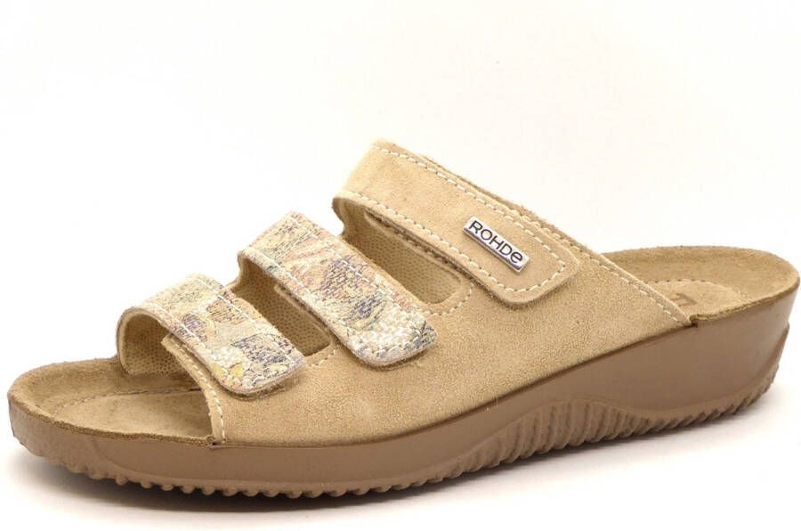 Rohde Dames Slipper 1932 16 Beige Multi