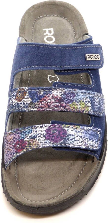 Rohde Dames Slipper 1932-55 Jeansblauw Multi