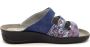 Rohde Dames Slipper -1932-55 Jeansblauw Multi - Thumbnail 5