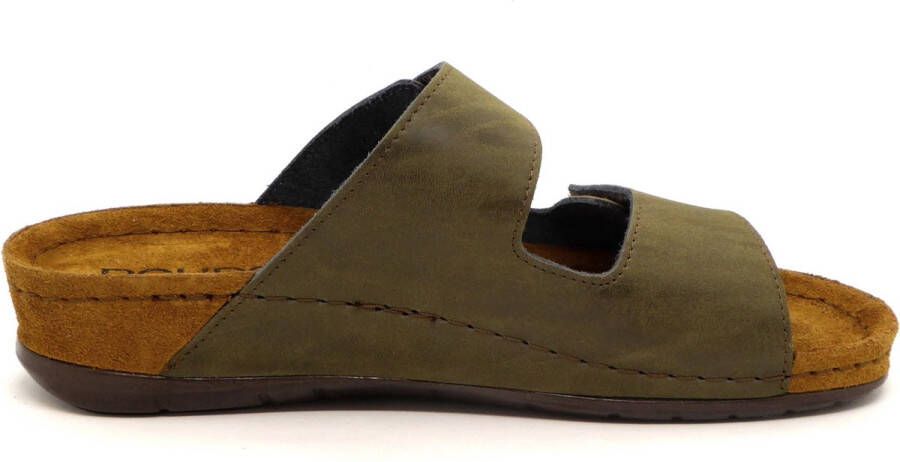 Rohde Dames Slipper 5853-61 Olijfgroen