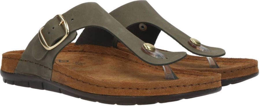 Rohde Dames Slipper 5860 61 Olijfgroen - Foto 5