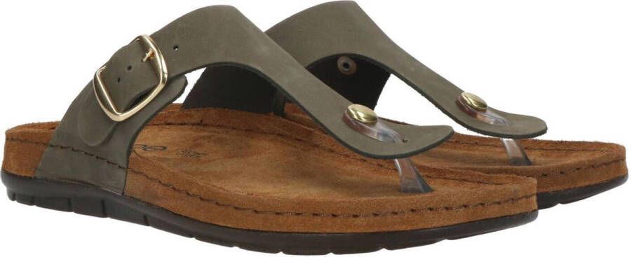 Rohde Dames Slipper 5860-61 Olijfgroen