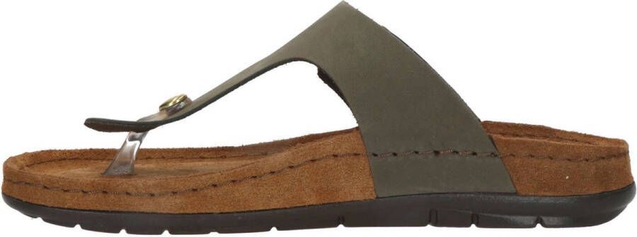 Rohde Dames Slipper 5860 61 Olijfgroen - Foto 6