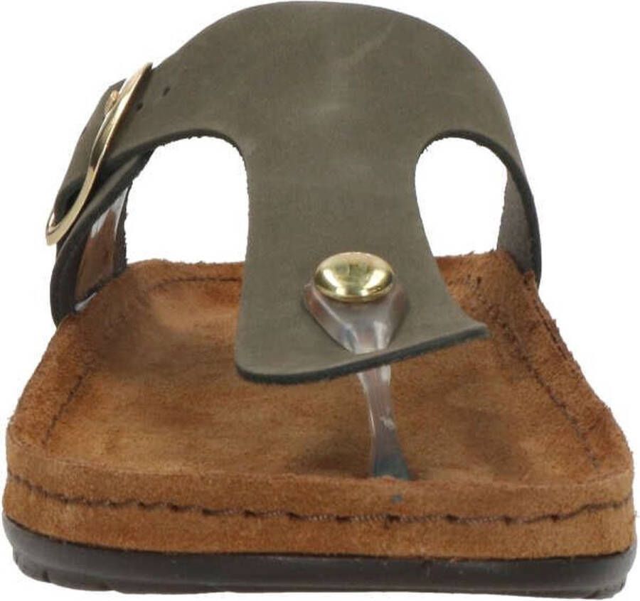 Rohde Dames Slipper 5860 61 Olijfgroen - Foto 7