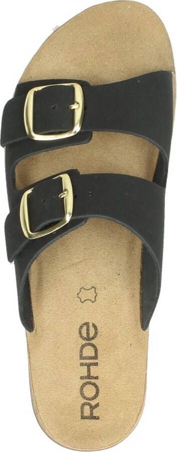 Rohde Dames Slipper 6212-90 Zwart
