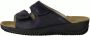 Rohde Dames Slipper Klittenbandsluiting Blauw - Thumbnail 1