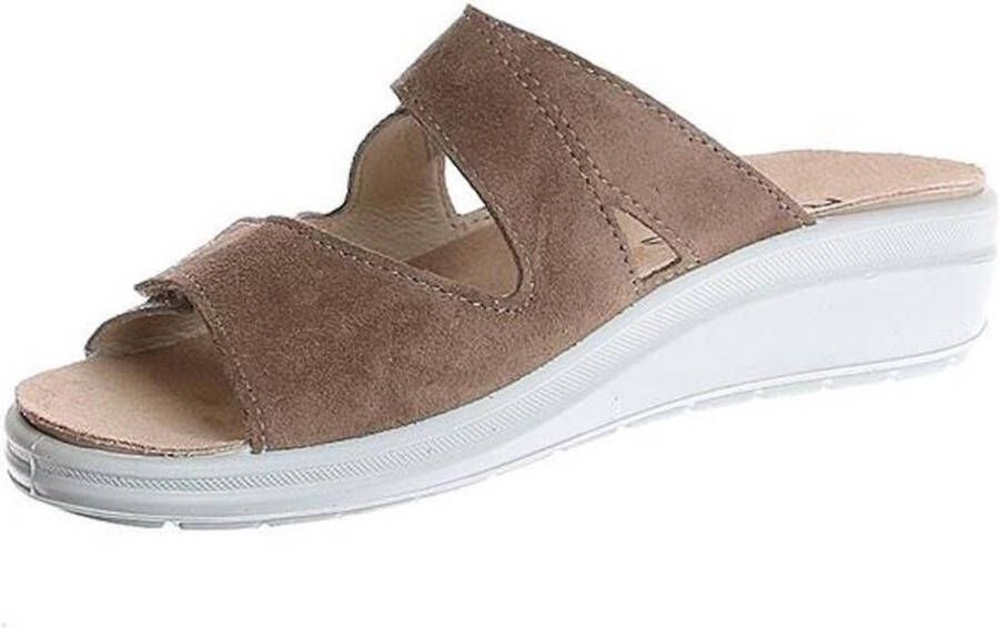 Rohde Dames Slippers Met Klittenband Sluiting Goud - Foto 5