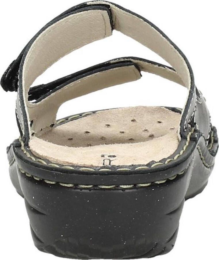 Rohde Dames slippers Open Teen Zwart