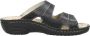 Rohde Dames slippers Open Teen Zwart - Thumbnail 5