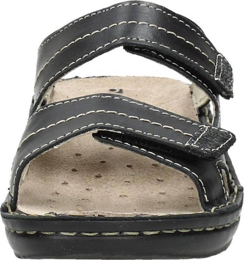 Rohde Dames slippers Open Teen Zwart