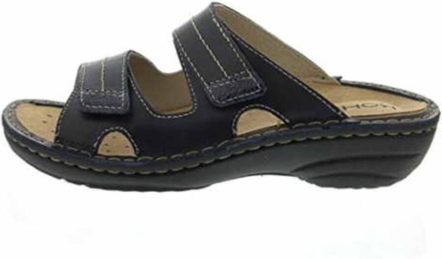 Rohde Dames slippers Open Teen zwart