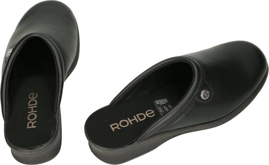Rohde -Dames zwart pantoffels