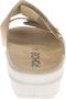 Rohde Dames Slippers Met Klittenband Sluiting Goud - Thumbnail 9
