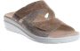 Rohde Dames Slippers Met Klittenband Sluiting Goud - Thumbnail 11