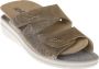 Rohde Dames Slippers Met Klittenband Sluiting Goud - Thumbnail 6