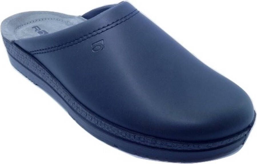 Rohde Zwarte leren klomp voor heren Black Heren