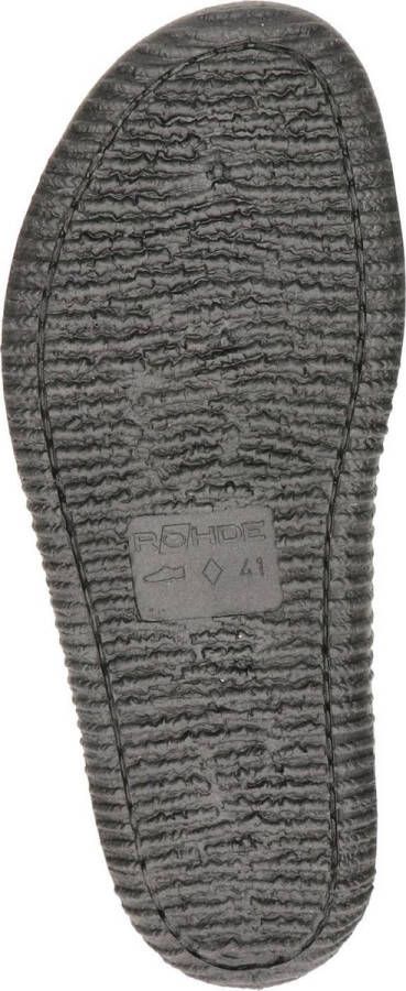Rohde Pantoffels Zwart Leer 370410 Heren Leer - Foto 10